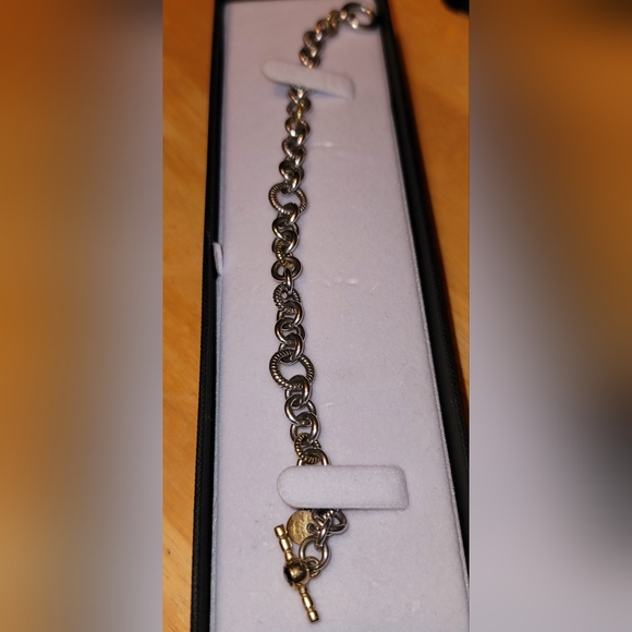 Jane bohan 925 18k Toggle Bracelet - Picture 3 of 6